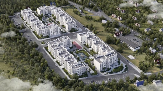 Квартира 1-комн. 40.4 кв. м