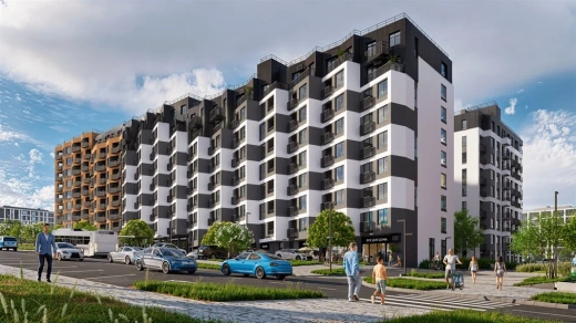 Квартира 1-комн. 62.23 кв. м