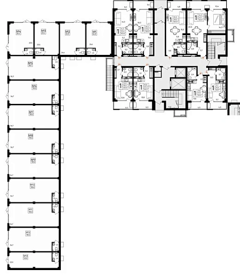 Апартаменты Студия 25.2 кв. м