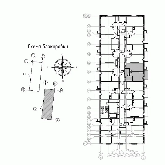 Квартира 1-комн. 40.03 кв. м