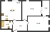 Квартира 2-комн. 65.3 кв. м