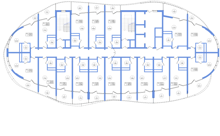 Апартаменты Студия 39.85 кв. м