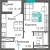 Квартира 1-комн. 31.17 кв.м