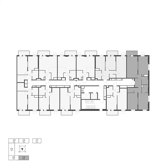 Квартира 3-комн. 87.73 кв. м