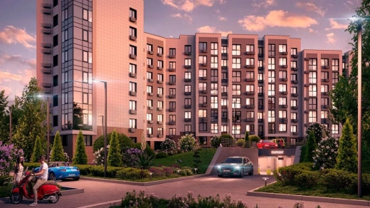 Квартира 1-комн. 47.7 кв. м