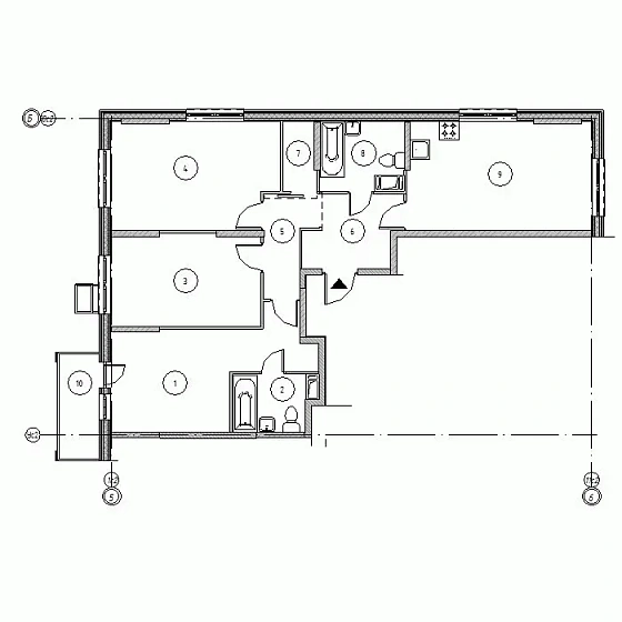 Квартира 3-комн. 88.76 кв. м