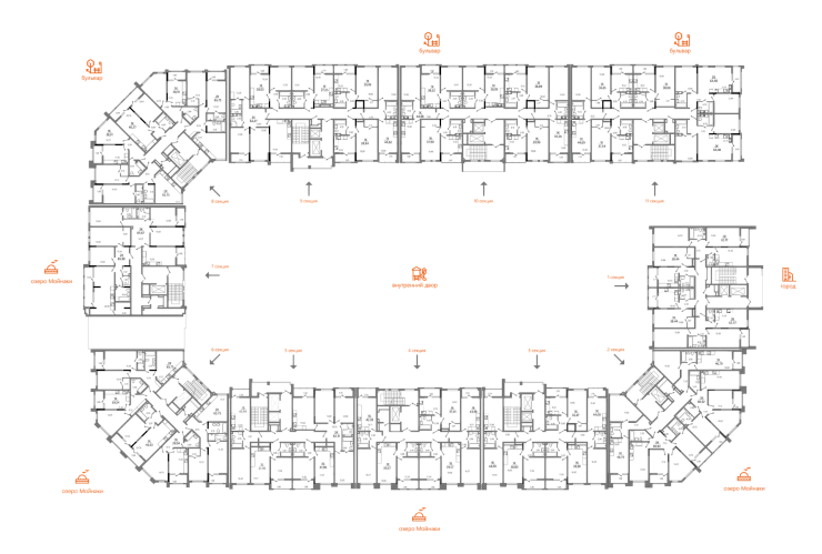 Квартира 2-комн. 63.3 кв. м