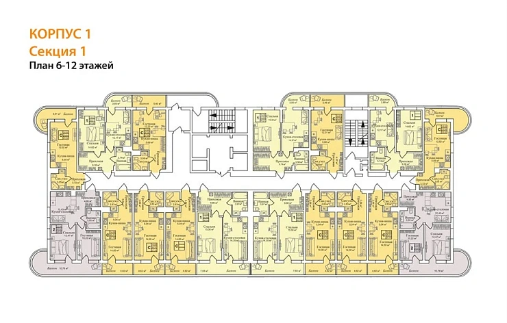Апартаменты Студия 30.33 кв. м