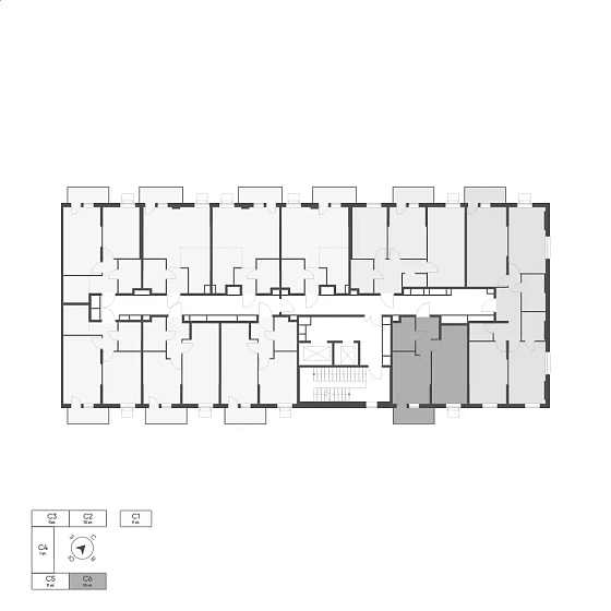 Квартира 1-комн. 39.56 кв. м