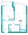 Квартира 1-комн. 42 кв.м