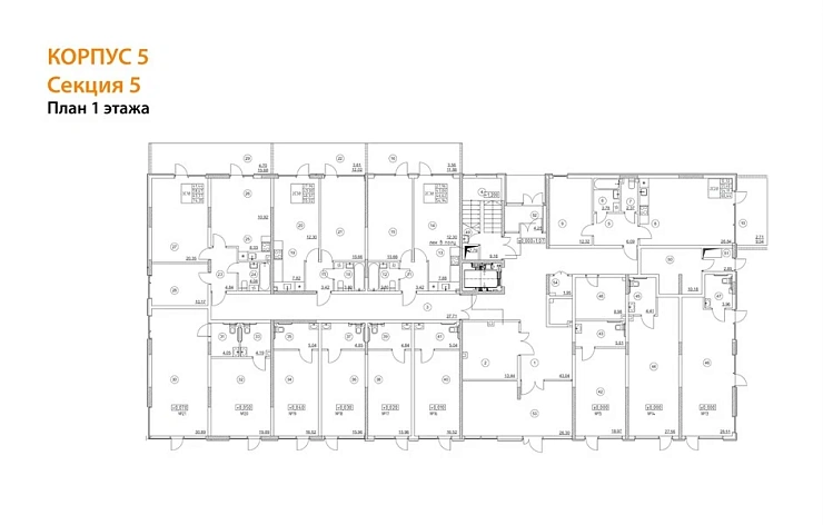 Квартира 1-комн. 60.39 кв. м