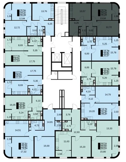 Квартира 1-комн. 37.63 кв. м