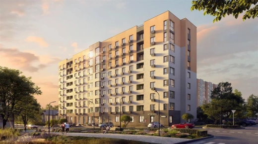 Квартира 1-комн. 46.7 кв. м