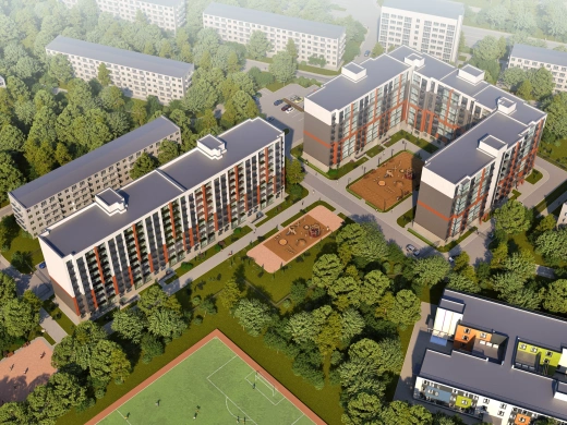 Квартира 1-комн. 42.8 кв. м
