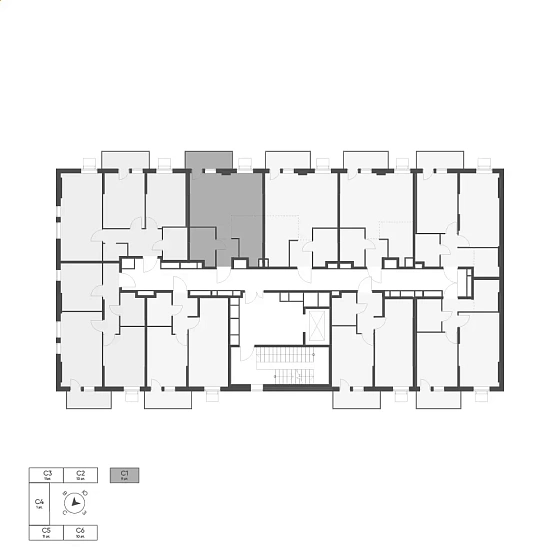 Квартира 1-комн. 36.08 кв. м