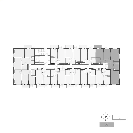 Квартира 3-комн. 88.76 кв. м