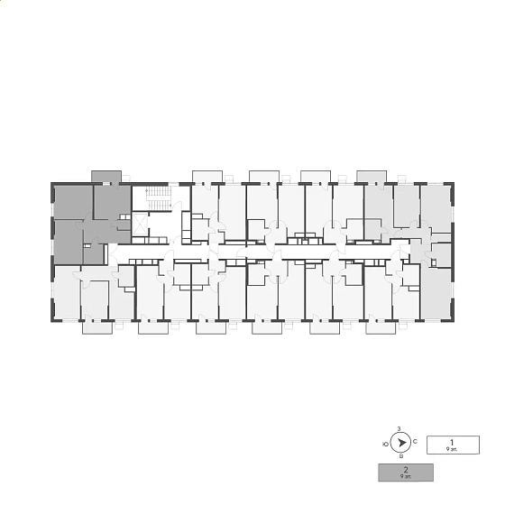 Квартира 2-комн. 65.9 кв. м