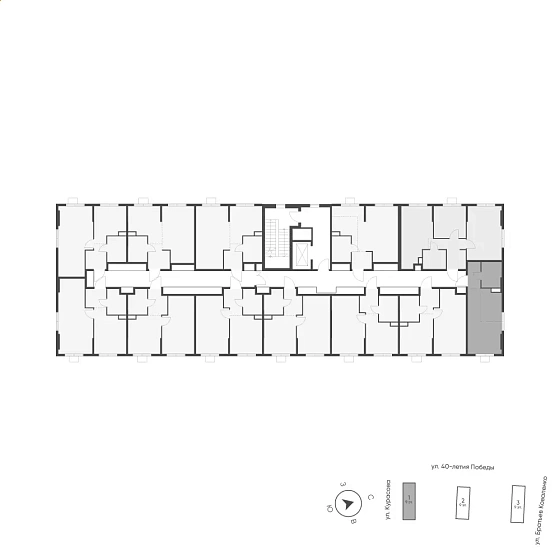 Квартира Студия 28.3 кв. м