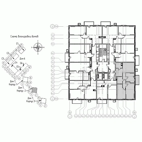 Квартира 3-комн. 74.44 кв. м