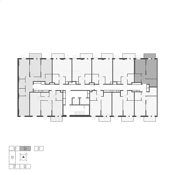 Квартира 1-комн. 42.73 кв. м