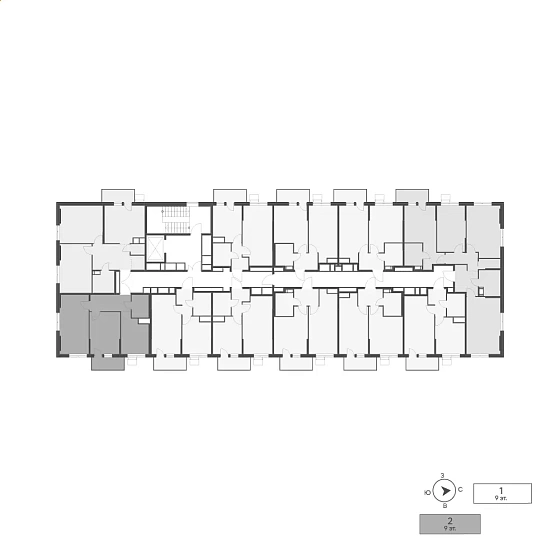 Квартира 2-комн. 51.85 кв. м