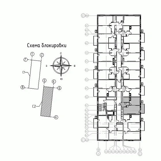 Квартира 1-комн. 36.5 кв. м