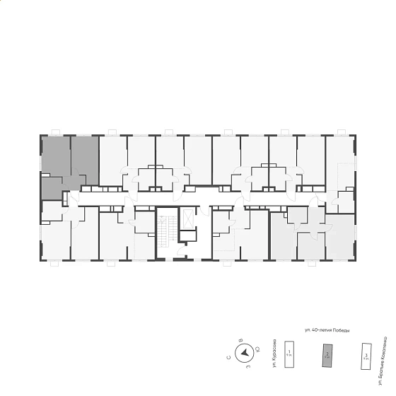 Квартира 1-комн. 40.9 кв. м