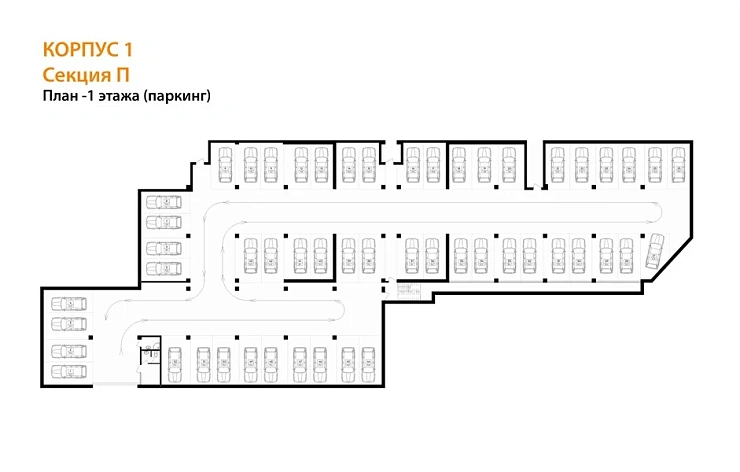 Машиноместо 15.5 кв. м