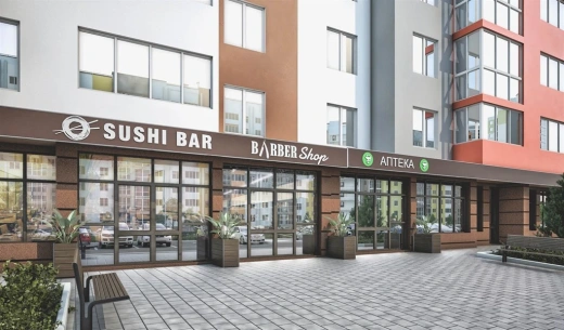 Квартира 1-комн. 40.5 кв. м