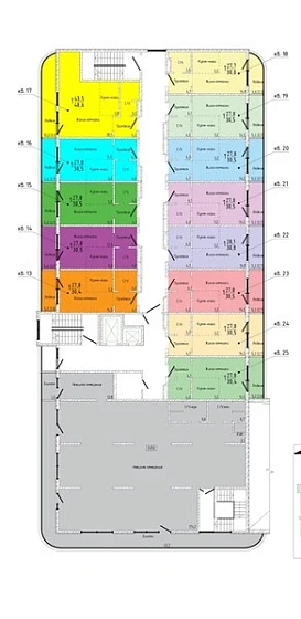 Квартира 1-комн. 30.5 кв. м
