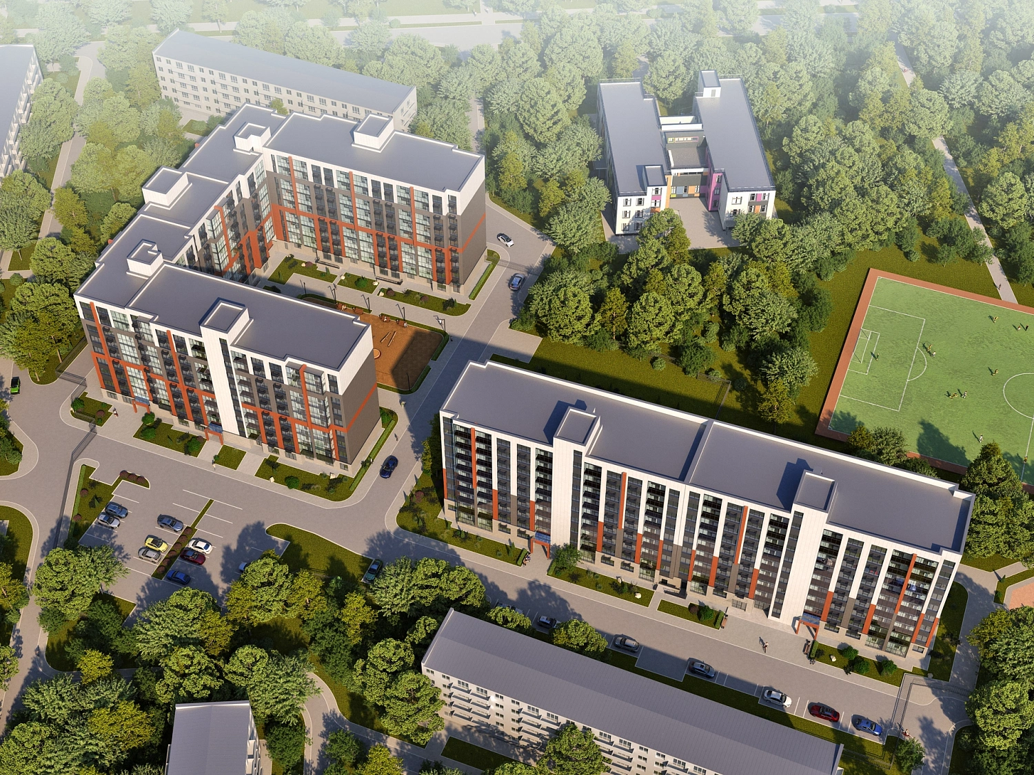 Квартира 1-комн. 42.8 кв. м