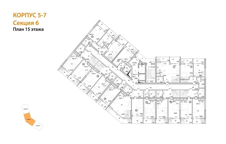 Квартира 2-комн. 91.32 кв. м