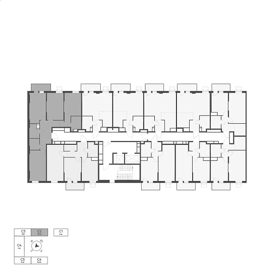 Квартира 3-комн. 86.11 кв. м