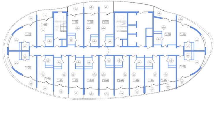 Апартаменты Студия 33.39 кв. м